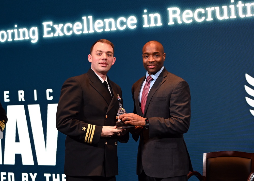 Navy Recruiters of the Year Awarded