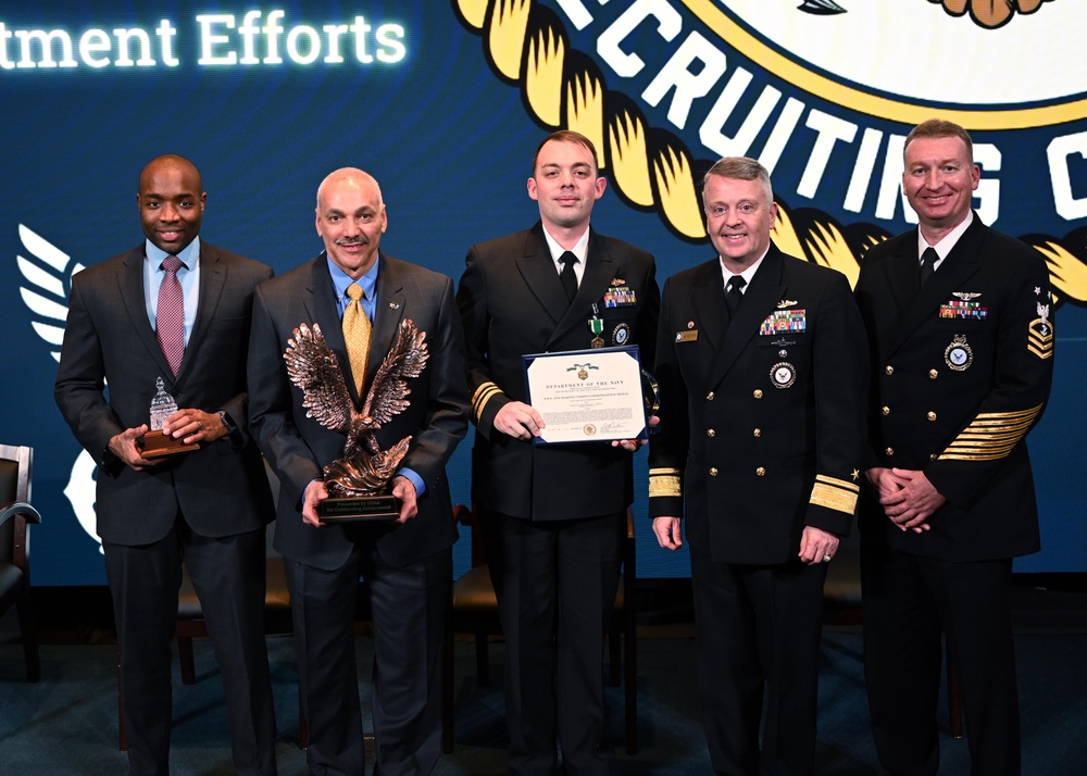 Navy Recruiters of the Year Awarded