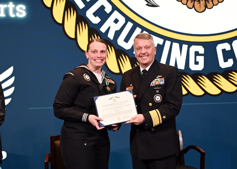 Navy Recruiters of the Year Awarded