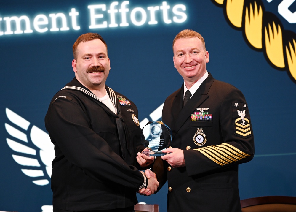 Navy Recruiters of the Year Awarded