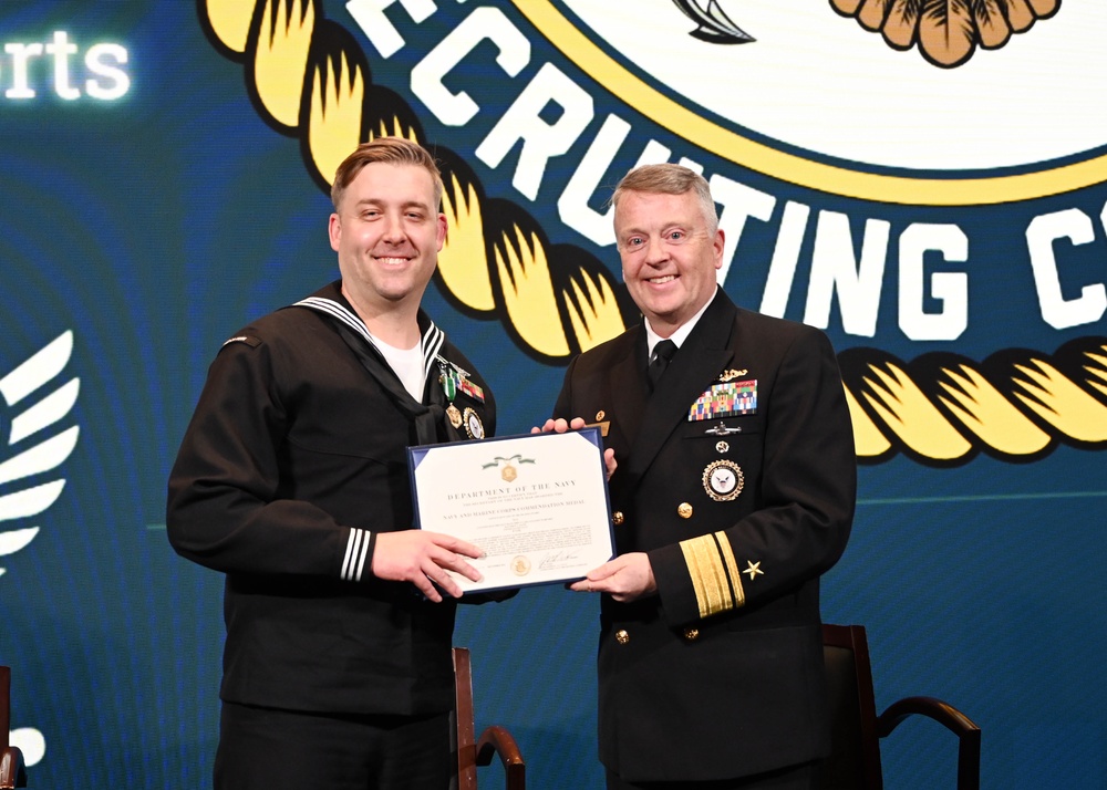 Navy Recruiters of the Year Awarded