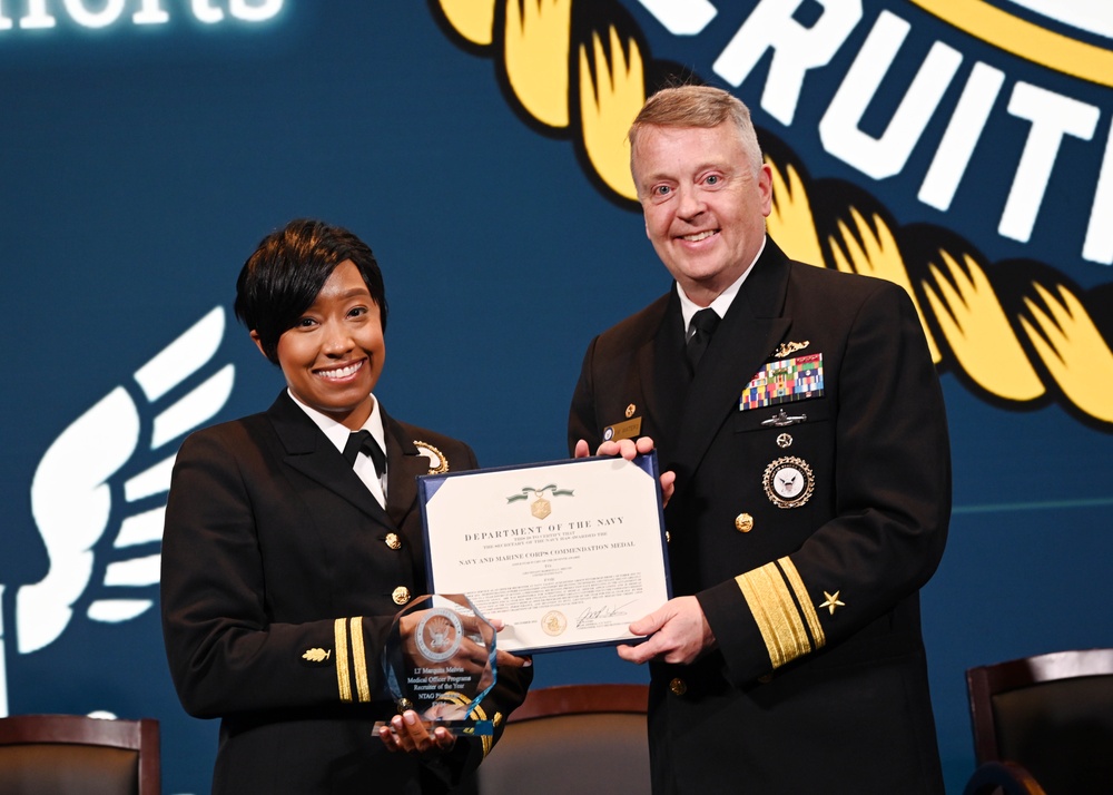 Navy Recruiters of the Year Awarded