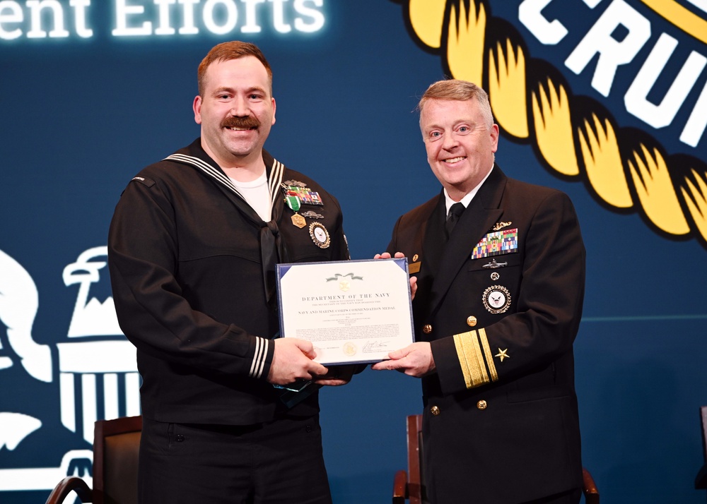 Navy Recruiters of the Year Awarded