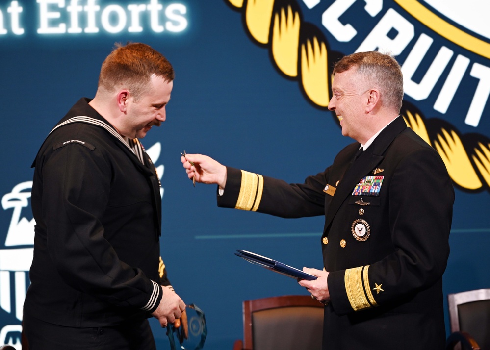 Navy Recruiters of the Year Awarded