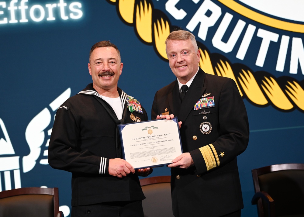 Navy Recruiters of the Year Awarded