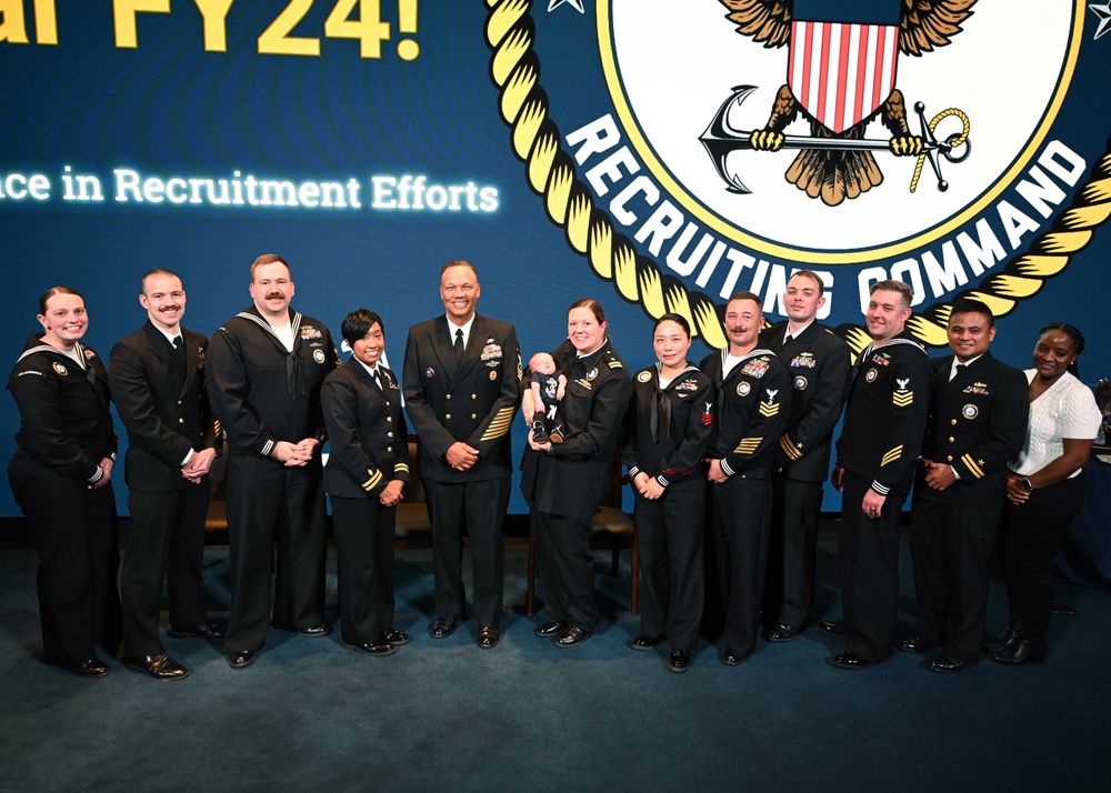 Navy Recruiters of the Year Awarded