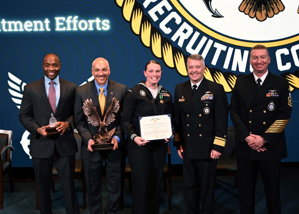 Navy Recruiters of the Year Awarded