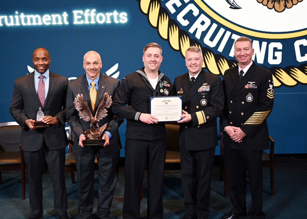 Navy Recruiters of the Year Awarded