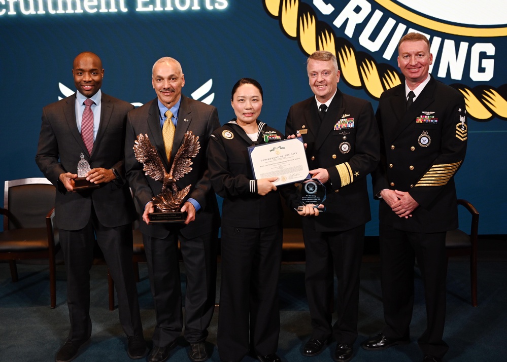 Navy Recruiters of the Year Awarded