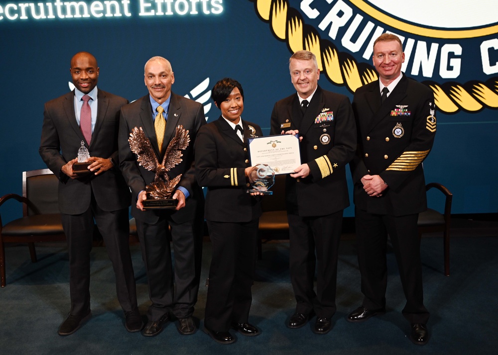 Navy Recruiters of the Year Awarded