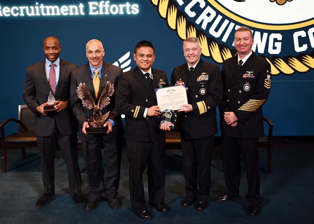 Navy Recruiters of the Year Awarded