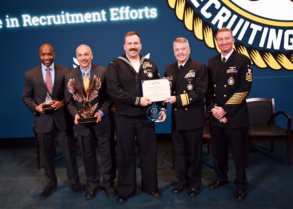 Navy Recruiters of the Year Awarded