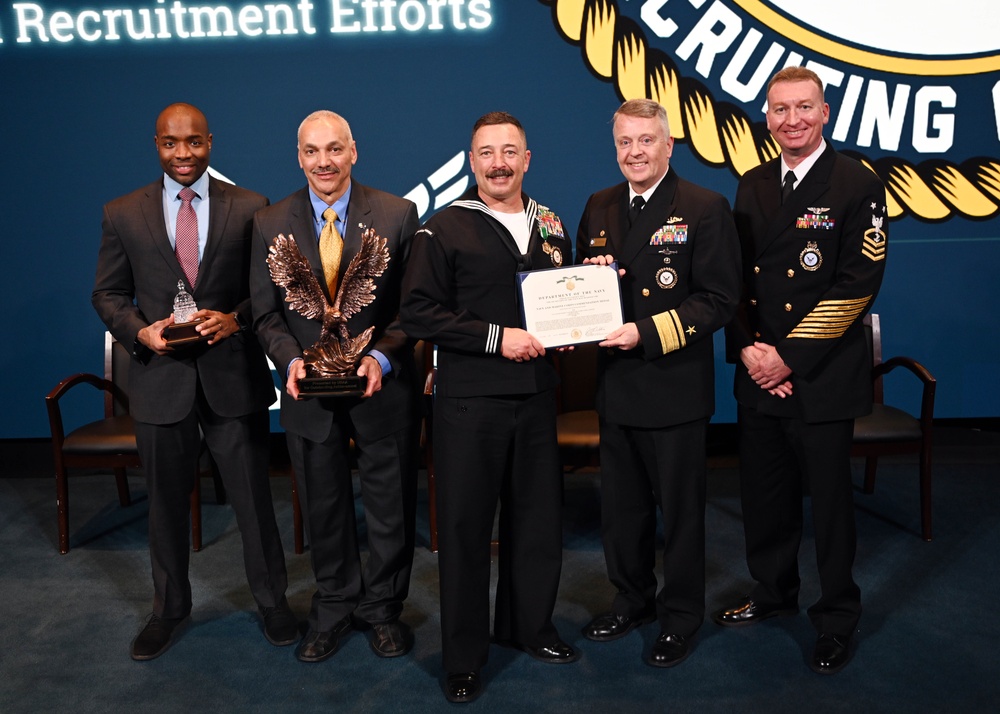 Navy Recruiters of the Year Awarded