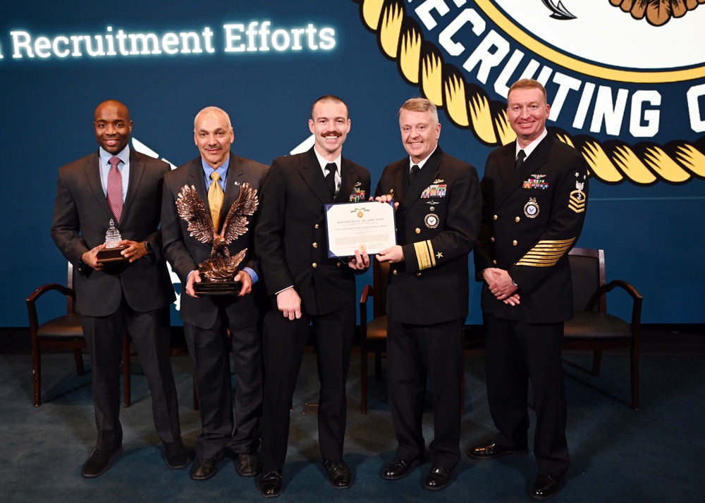 Navy Recruiters of the Year Awarded