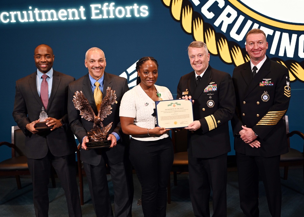 Navy Recruiters of the Year Awarded