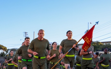 15th MEU Holds Birthday Celebration Motivational Run