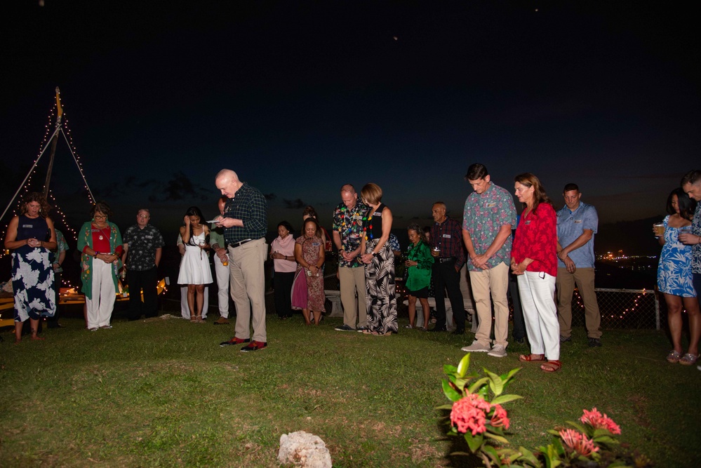 Senior Military Commanders in Guam Host Nimitz House Holiday Party 2024