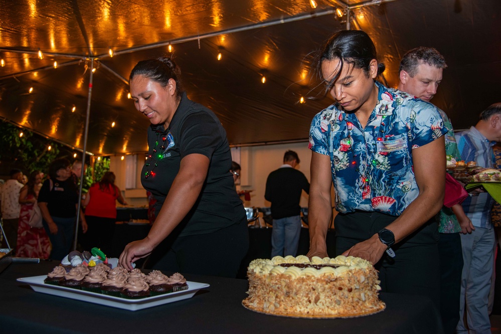 Senior Military Commanders in Guam Host Nimitz House Holiday Party 2024