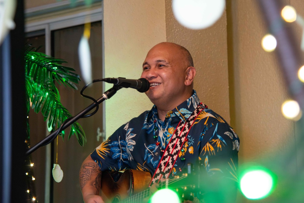 Senior Military Commanders in Guam Host Nimitz House Holiday Party 2024