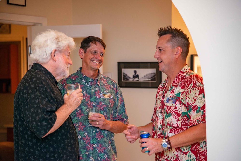 Senior Military Commanders in Guam Host Nimitz House Holiday Party 2024