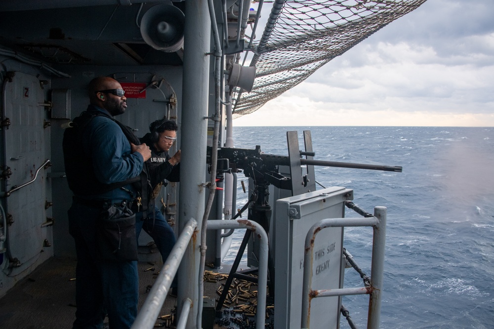 Live Fire Exercise aboard USS America (LHA 6)