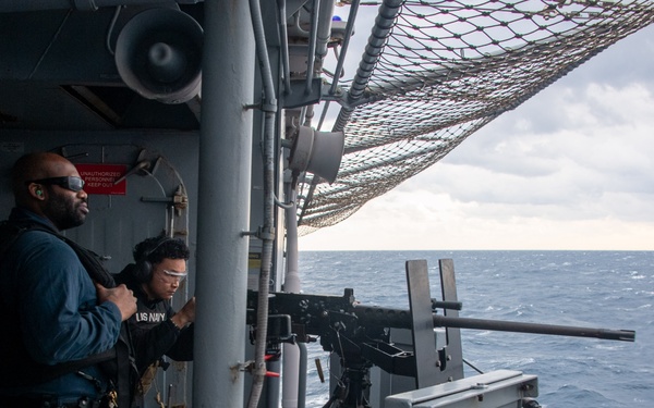 Live Fire Exercise aboard USS America (LHA 6)