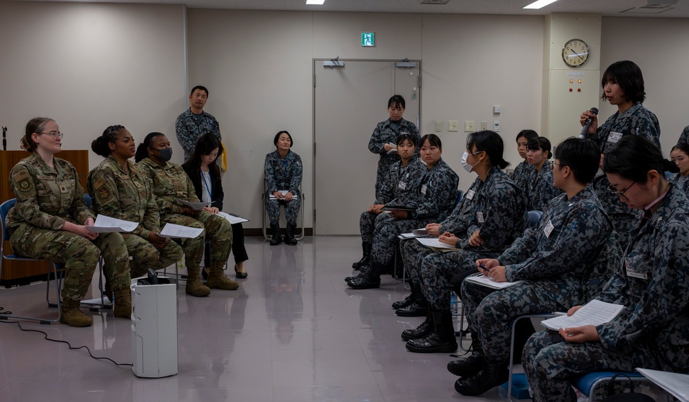 U.S, JASDF gather for a women's leadership engagement