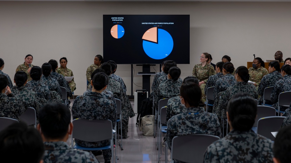 U.S, JASDF gather for a women's leadership engagement