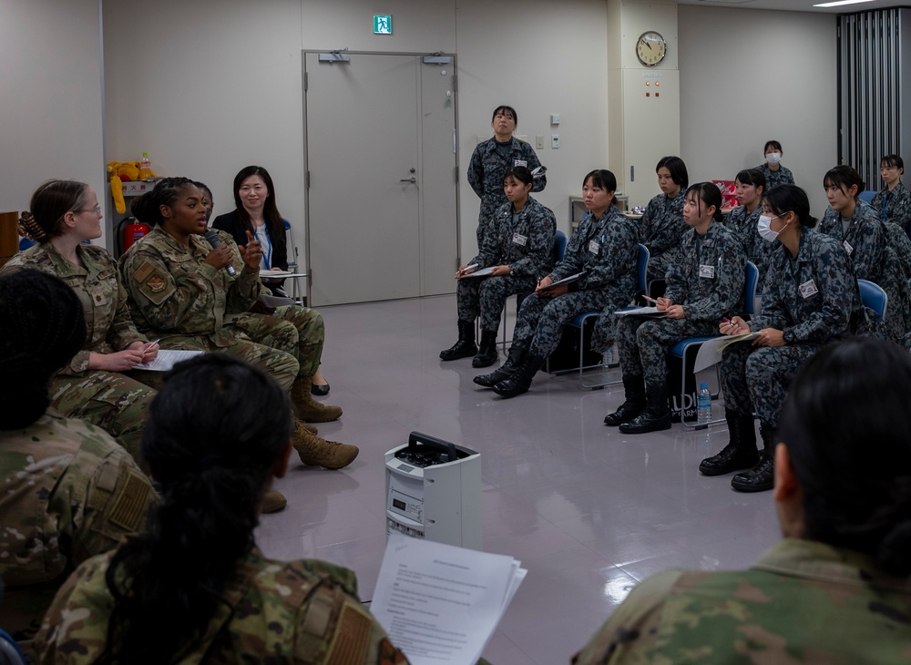 U.S, JASDF gather for a women's leadership engagement