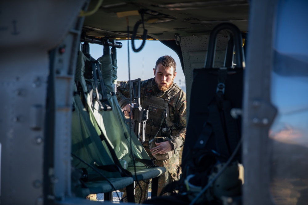 NATO-led KFOR 34 multinational soldiers train together to maintain interoperability