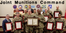 Joint Munitions Command, 14 of its subordinate organizations receive Army Superior Unit Award