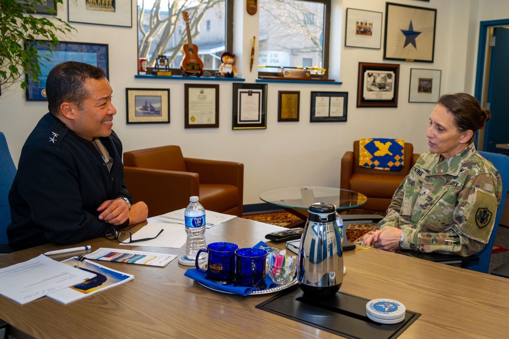 Army Brigadier General Gail Atkins visits NAVSUP