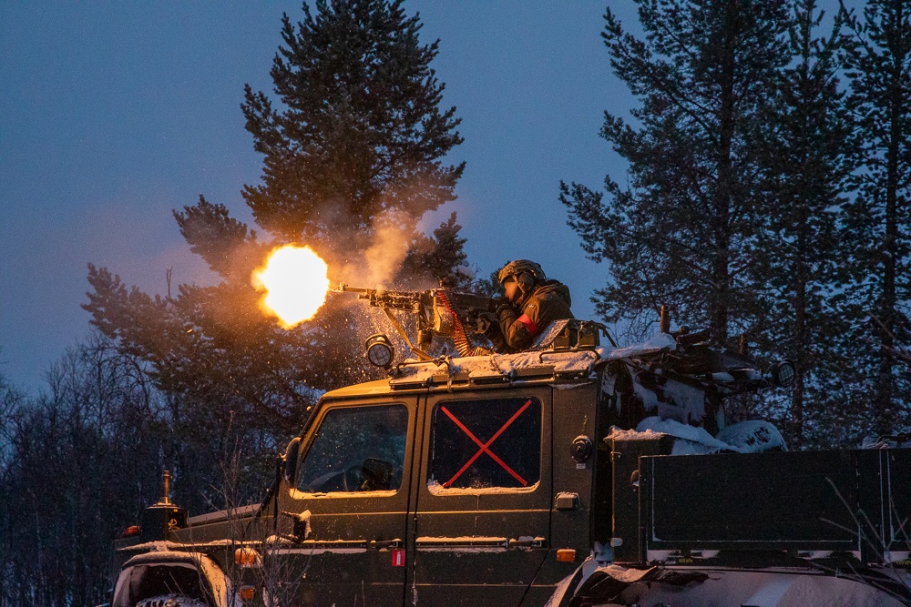 Swedish Arctic Rangers Train During Exercise Adamant Serpent 25