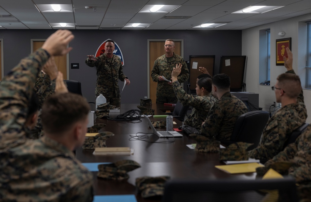 Headquarters Battalion, 2d Marine Division Commandants Retention Program