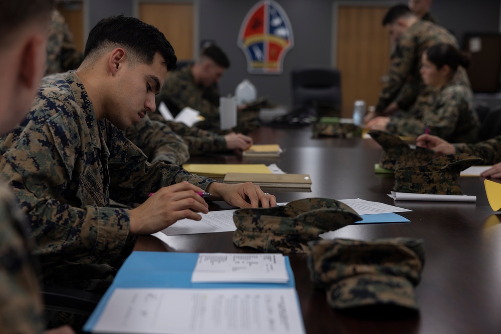 Headquarters Battalion, 2d Marine Division Commandants Retention Program