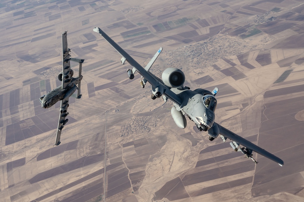 AFCENT A-10s fly “low and slow” over USCENTCOM AOR