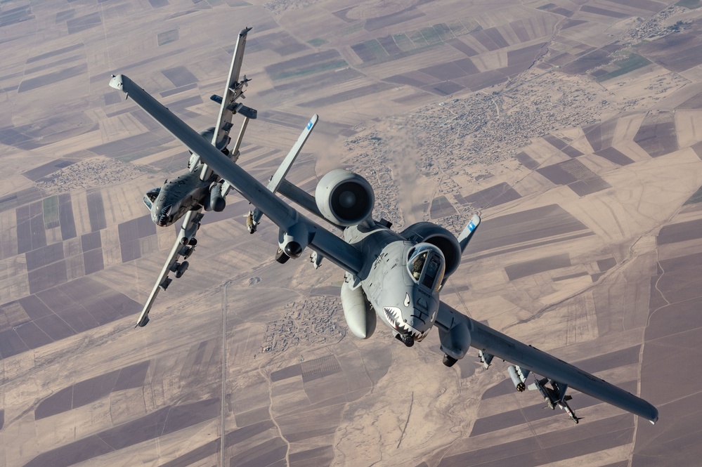 AFCENT A-10s fly “low and slow” over USCENTCOM AOR