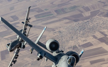 AFCENT A-10s fly “low and slow” over USCENTCOM AOR