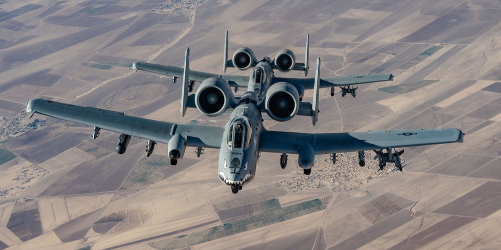 AFCENT A-10s fly “low and slow” over USCENTCOM AOR