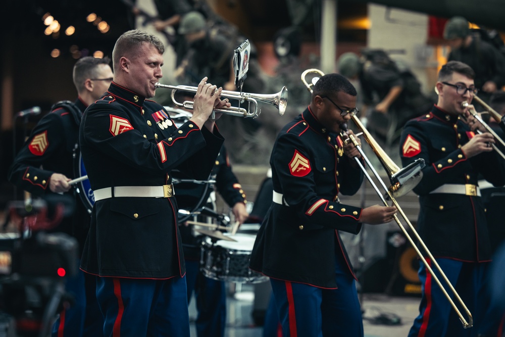 Marine Corps Quantico Band performs 2024 Holiday Concert