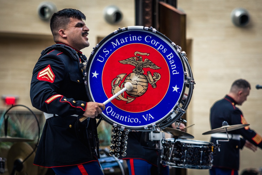 Marine Corps Quantico Band performs 2024 Holiday Concert