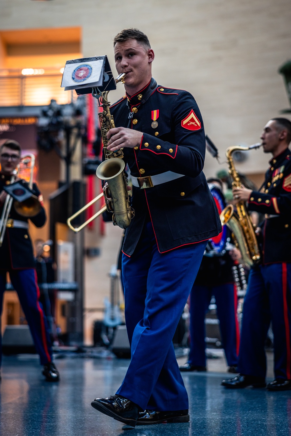 Marine Corps Quantico Band performs 2024 Holiday Concert