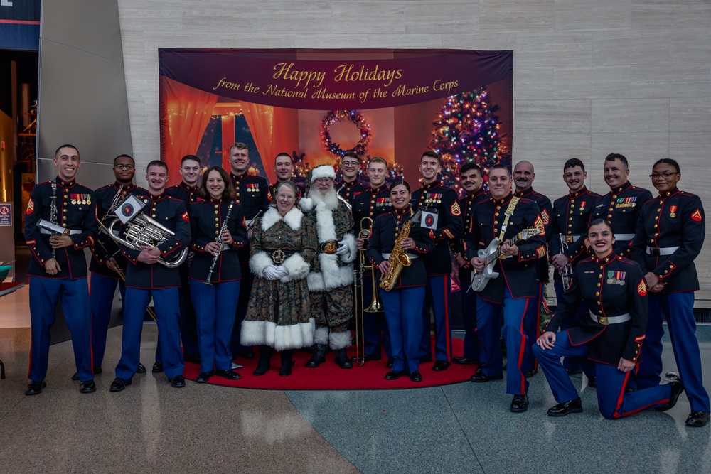 Marine Corps Quantico Band performs 2024 Holiday Concert