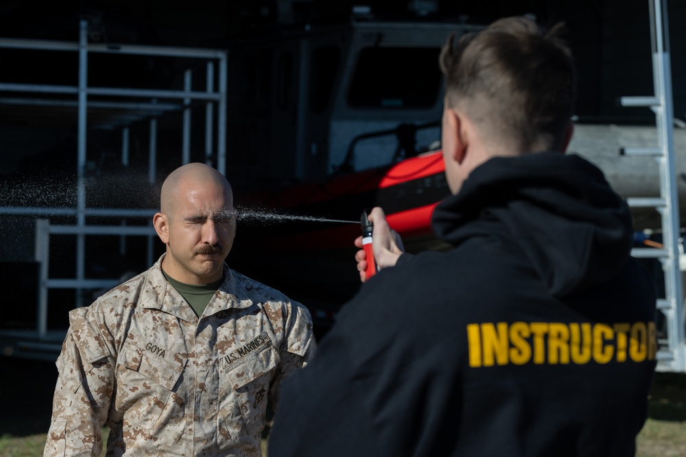 Marines train nonlethal tactics at EOTG