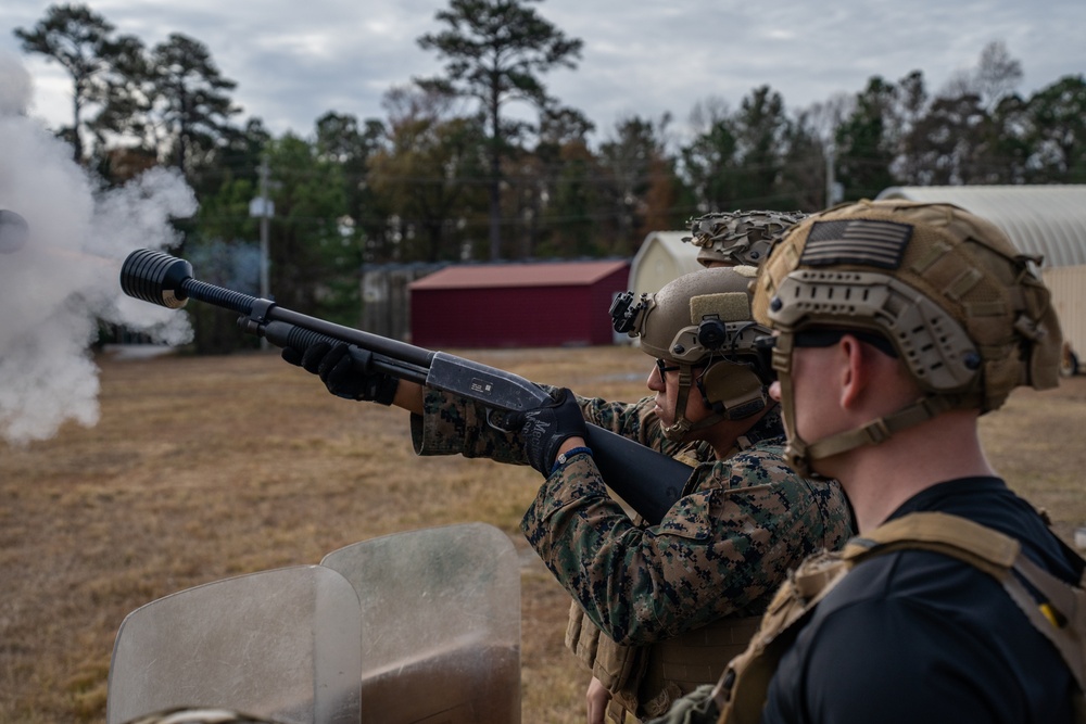 Marines train nonlethal tactics at EOTG