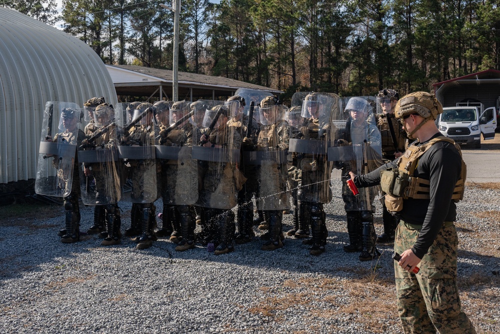 Marines train nonlethal tactics at EOTG