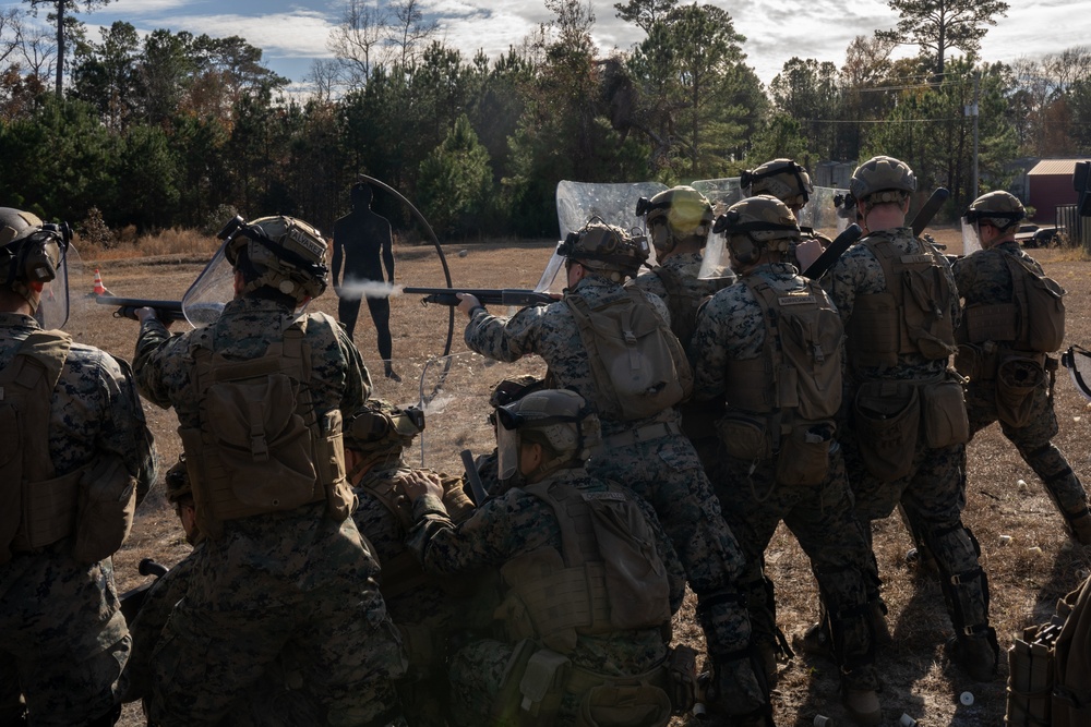 Marines train nonlethal tactics at EOTG