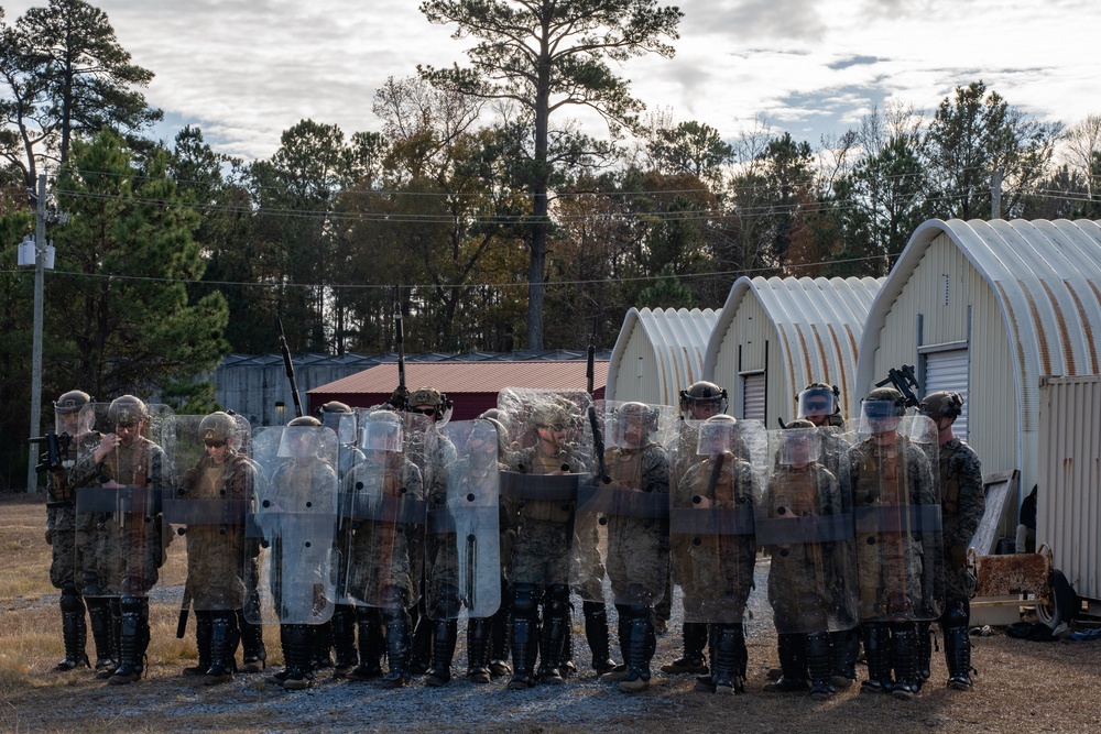 Marines train nonlethal tactics at EOTG