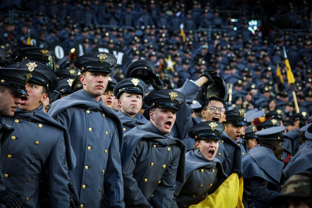 West Point Cadets At Army vs Navy Game