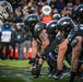 Football player in Army vs. Navy Game